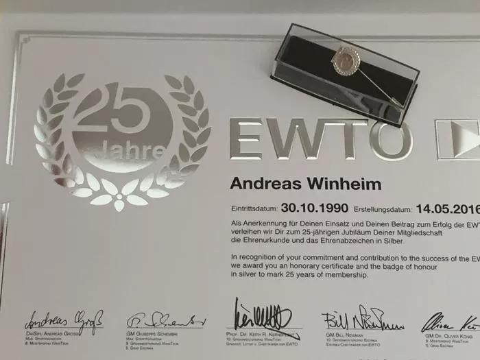 Sihing Andreas Winheim - 25 Jahre WingTsun
